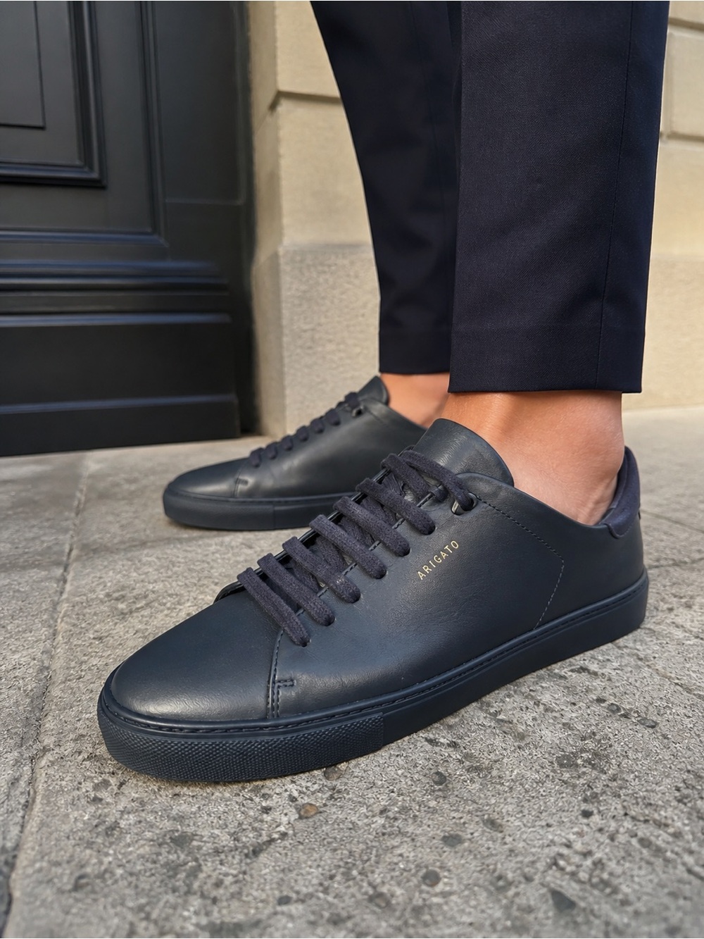 Axel Arigato Clean 90 Sneakers – Dark Navy Leather | EU 41 (US 8)